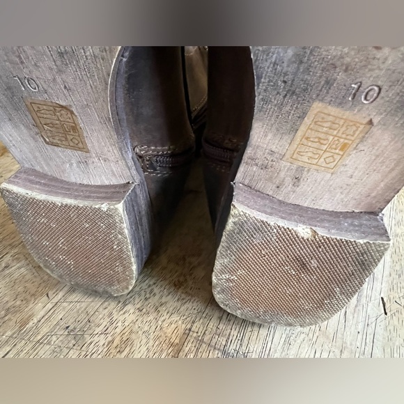 Jeffrey Campbell Ride’m Tall Leather Knee-High Boots Laces - Picture 14 of 15